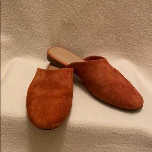 Faux-Suede Mules